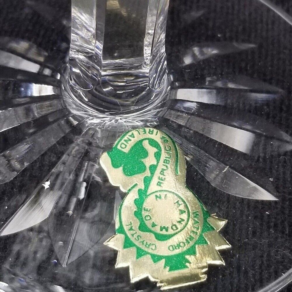Vintage Marquis Waterford Crystal Kenmare Water Wine Goblet Glass Ireland New - Picture 5 of 10